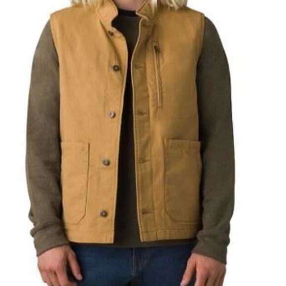 PrAna Trembly Vest Men’s Large – Insulated Organic Cotton, Travel Ready, NWT - Picture 1 of 9